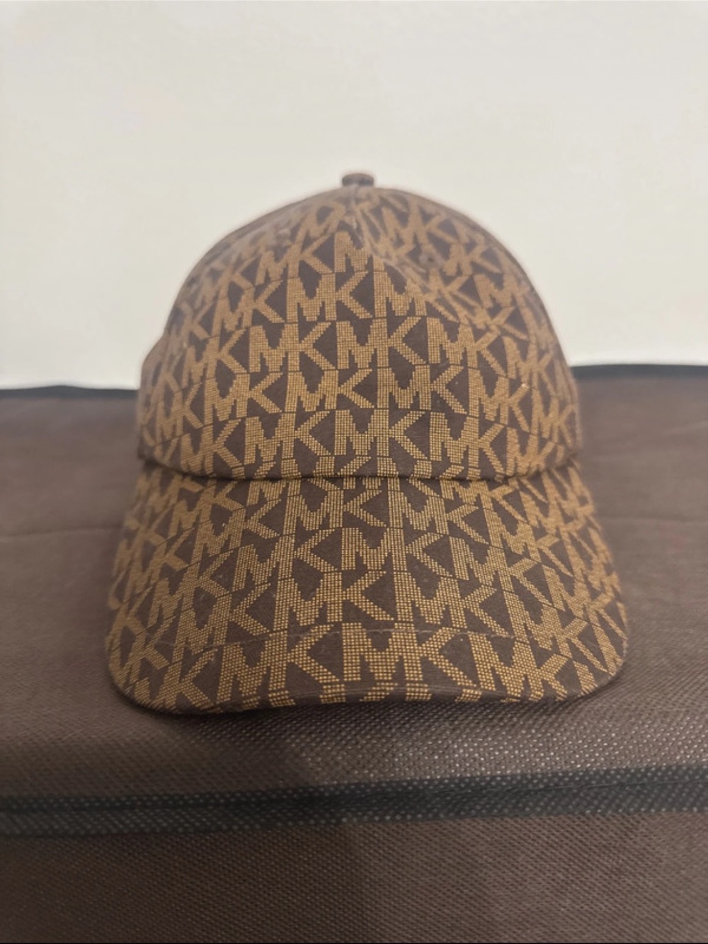 Michael Kors Collection Brown MK Monogram Baseball Cap🫶🏼